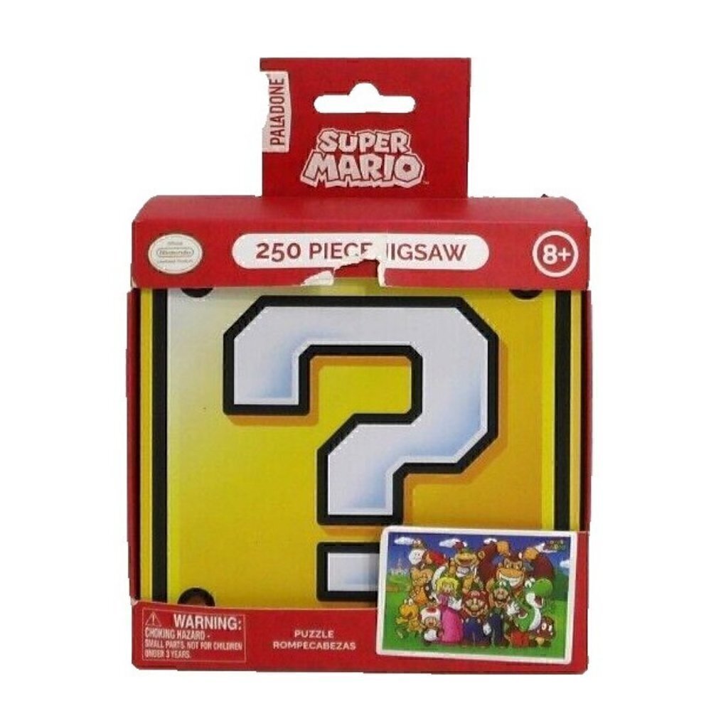 NINTENDO SUPER MARIO 250 piece jigsaw puzzle PALADONE 2021 NEW, BOX DAMAGED